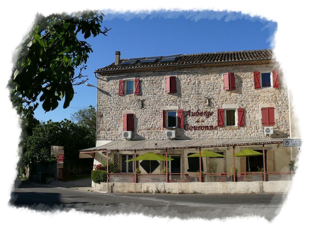 Auberge De La Couronne Lablachère Buitenkant foto